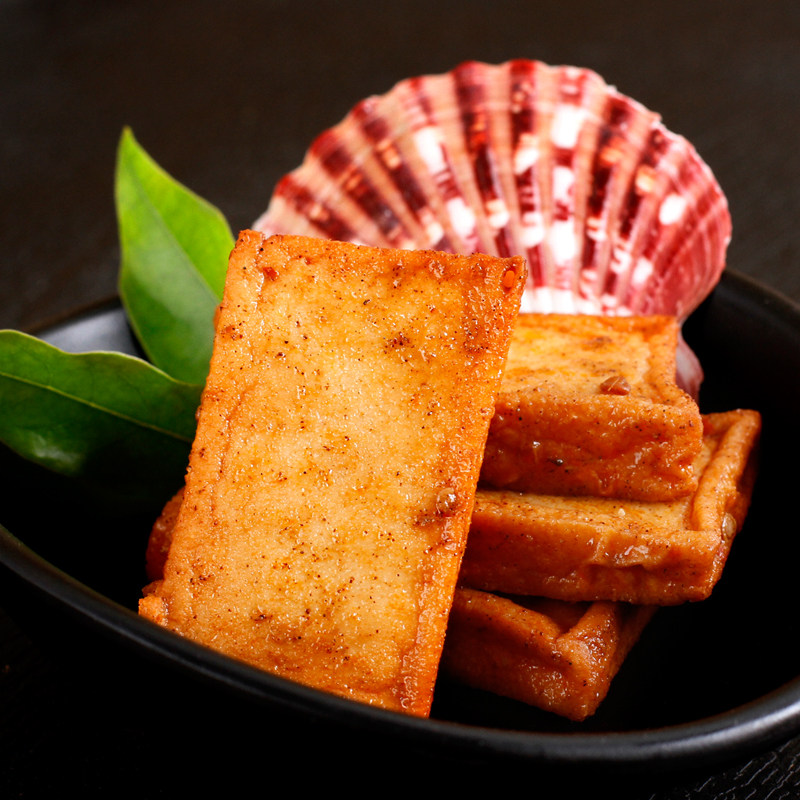 口水娃鱼豆腐18g*20袋香辣烧烤味鱼约豆欢休闲零食小吃小包装豆干