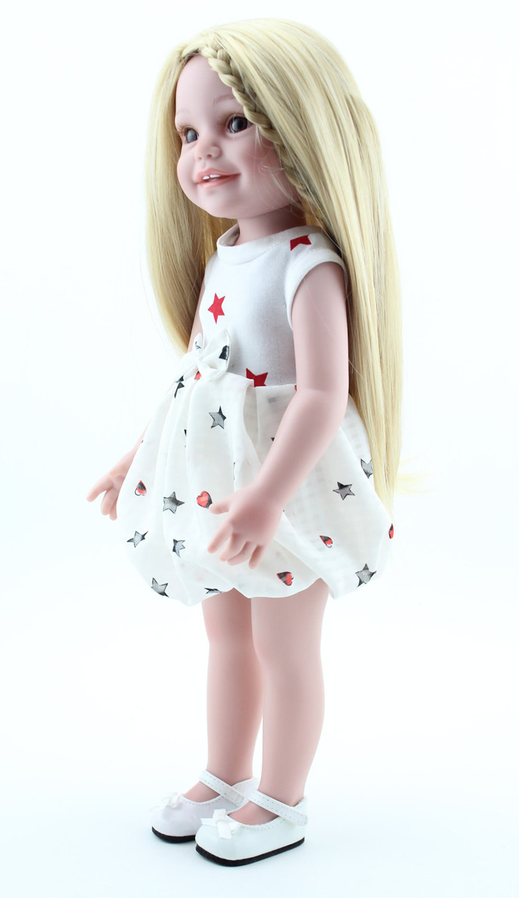 全胶美国娃娃女孩换装公主洋娃娃高端精美礼物娃娃