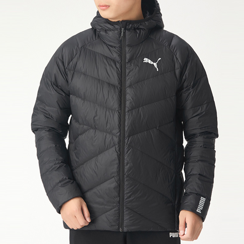 puma彪马羽绒服男2020冬新款运动保暖连帽外套羽绒服运动服585315