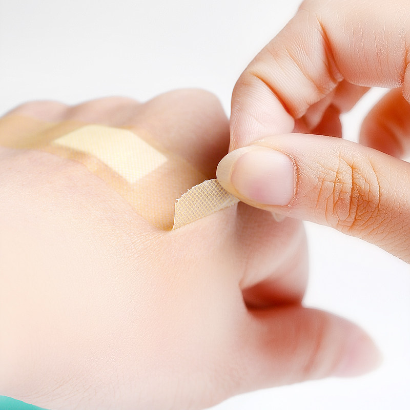 100片透明创可贴创口贴伤口贴防水透气止血贴防磨脚贴后跟ok绷