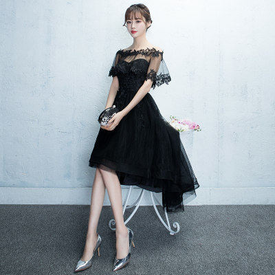 学生新款生日派对短裙婚礼晚礼服仙女显瘦伴娘礼服