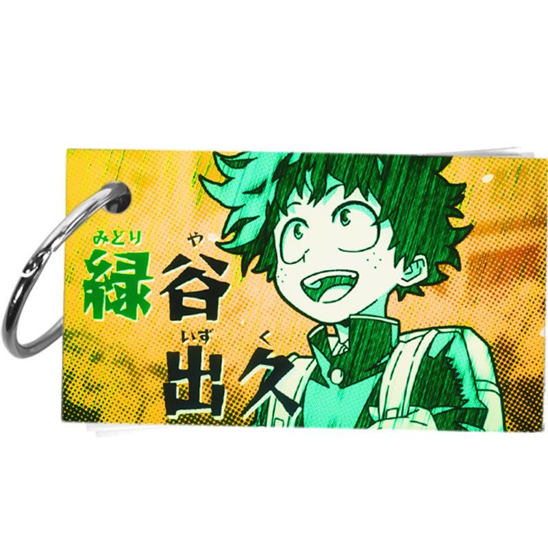 我的英雄学院官方正版周边绿谷出久爆豪胜己轰焦冻单词本子笔记本