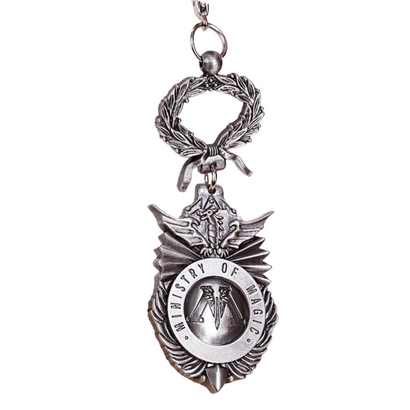 哈利波特周边正版现货魔法部徽章钥匙扣通缉令凤凰社钥匙扣金属