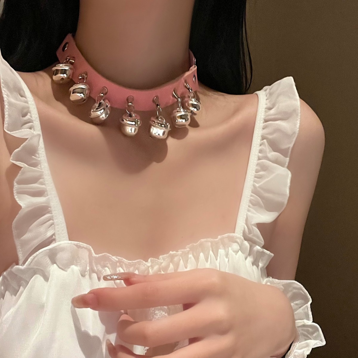 性感sm颈链脖子choker项链高级情趣锁骨女颈项链