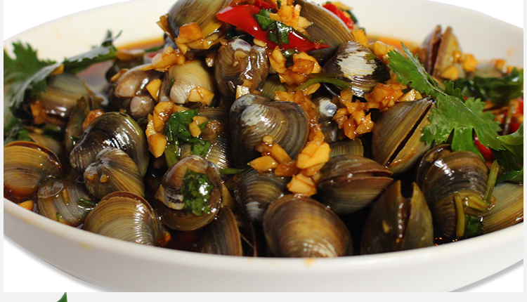 海鲜潮汕特产海贝蚬鲜生腌海白贝车蚬咸蛤蜊海产贝类制品