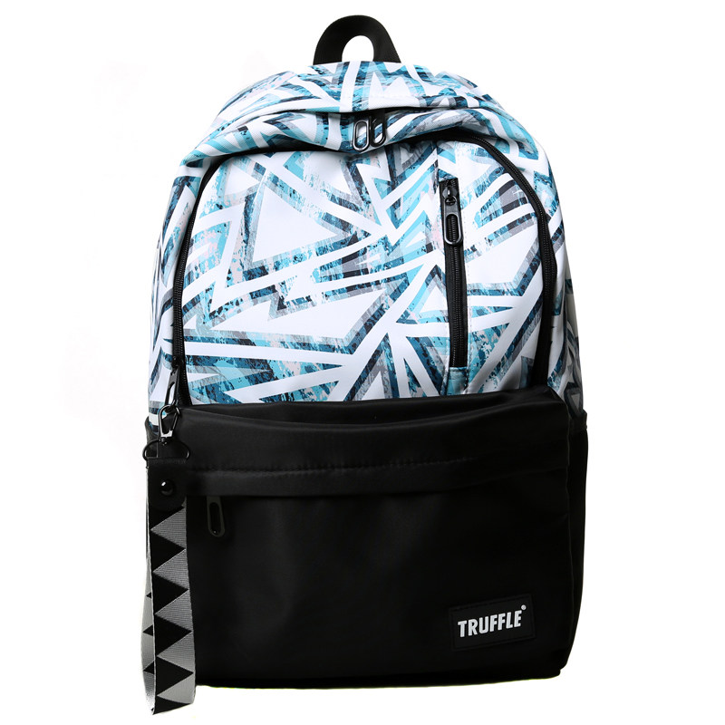 truffle潮牌ins书包女双双肩包个性时尚潮流韩版初中生双肩背包