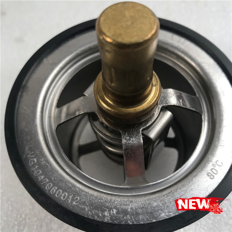 豪沃节温器芯适配重汽调温80度71度vg1047060002其他