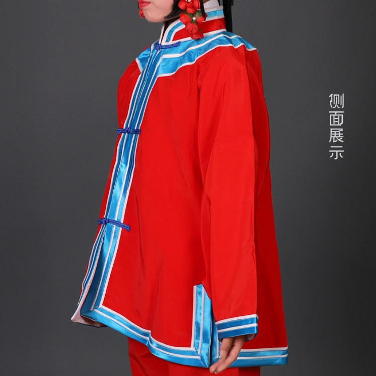 戏曲三起囚衣女囚犯人罪衣童女儿童服装春苏民族服装