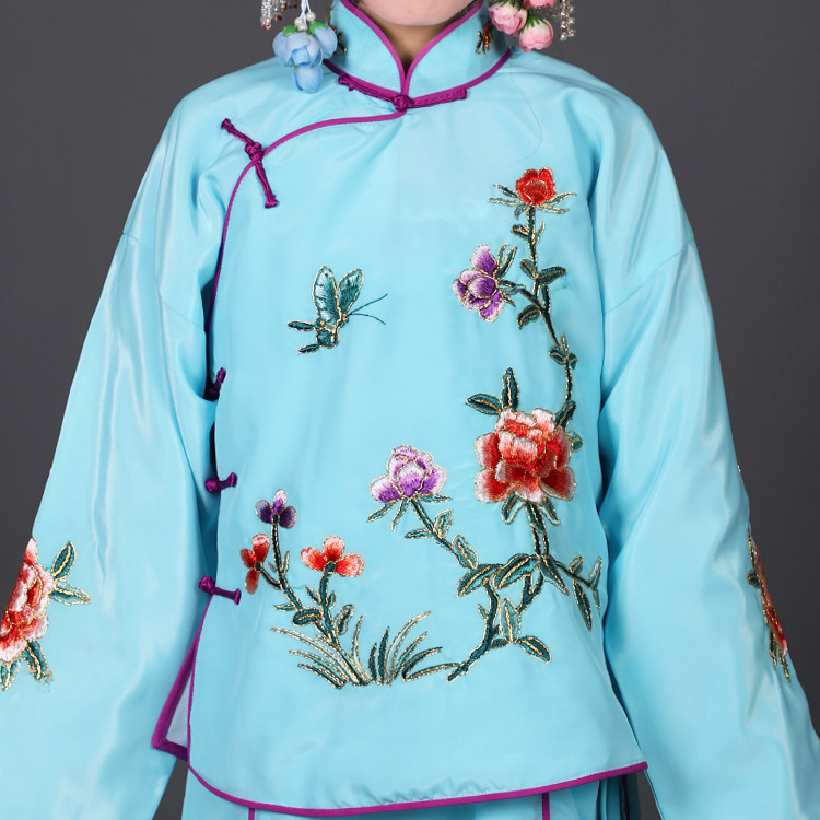 戏曲京剧演出丫鬟小花花旦服装戏衣戏服小旦民族服装
