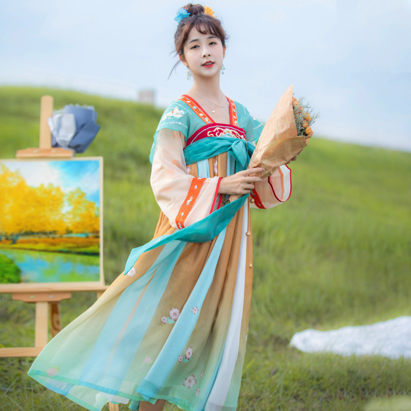 春秋汉服连衣裙瑶瑶公主遇见神鹿联名cos服元汉服