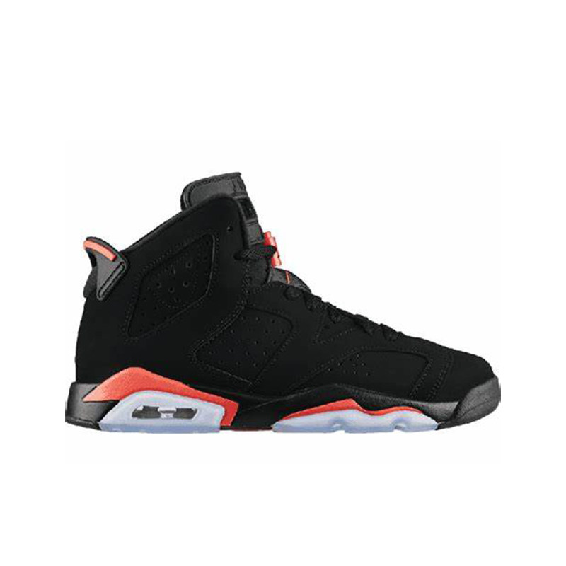airjordan6aj6乔6黑红中帮篮球鞋女384665023