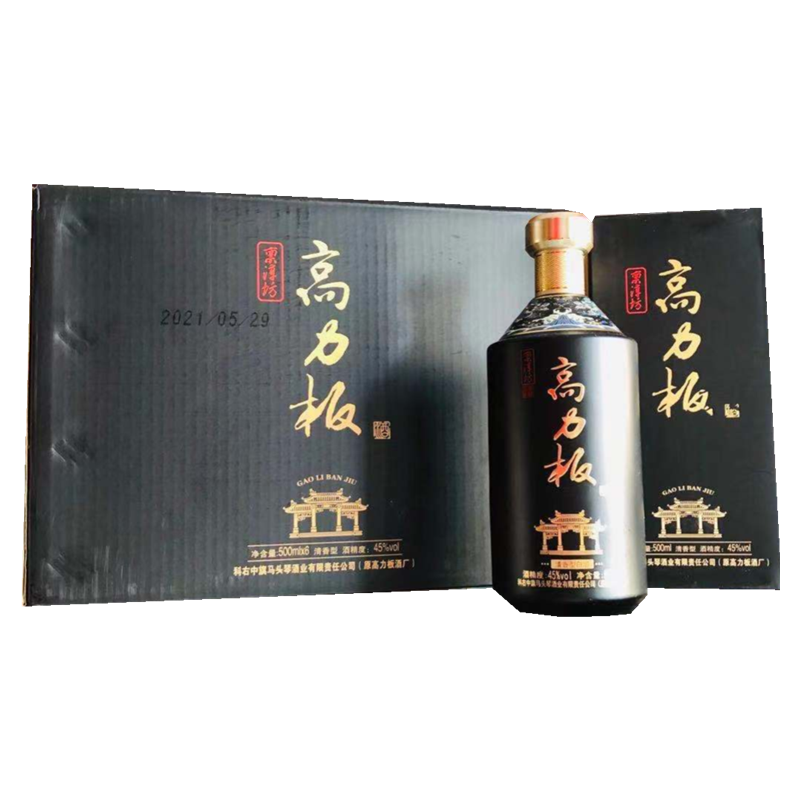 包邮内蒙特产科中旗高力板清香型500ml瓶装纯粮国产白酒