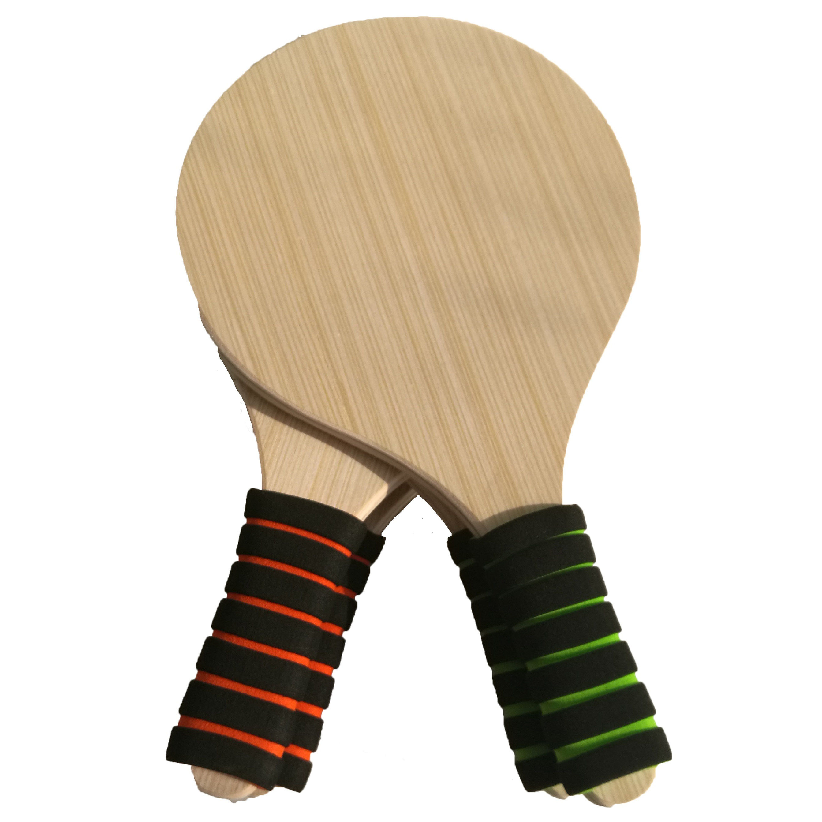 球拍板羽奥强包邮加厚本色一副海绵手柄1副板羽球拍