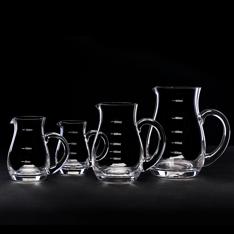 酒器白酒红酒醒酒家用公道量杯水晶玻璃刻度醒酒器