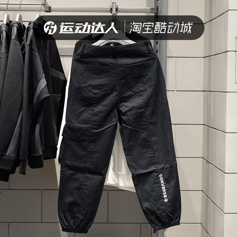 converse匡威长裤2021秋季新款运动休闲舒适跑步裤子运动长裤