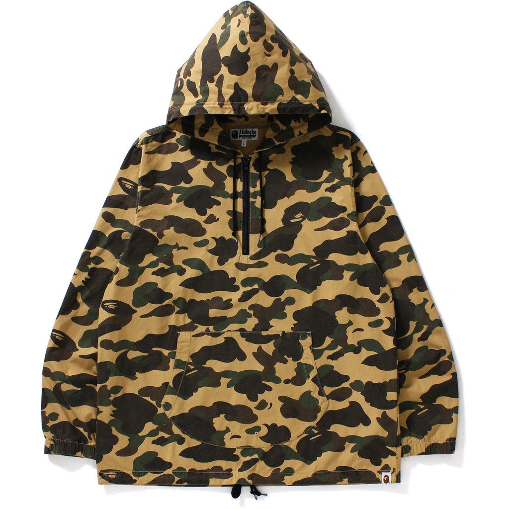 bape卫衣夹克套头薄款迷彩黄绿经典潮流折扣夹克