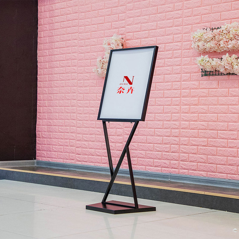 广告牌展示kt定制展示架指示牌宣传海报展架立式落地式x展架
