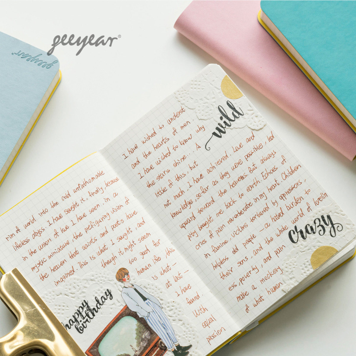 锦一方格本a6迷你网格本小清新随身日记本便携手帐本可爱格子本日式