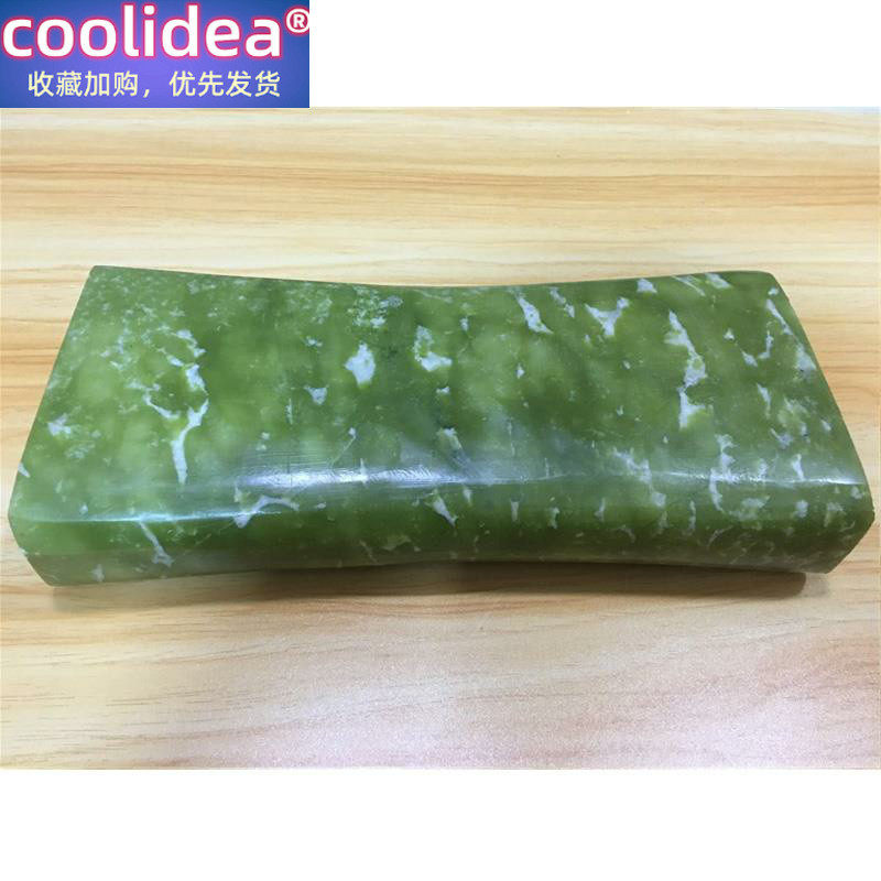 石头枕头 玉石 清火夏季凉枕护颈椎降温送老人硬枕头夏天汗蒸洗浴