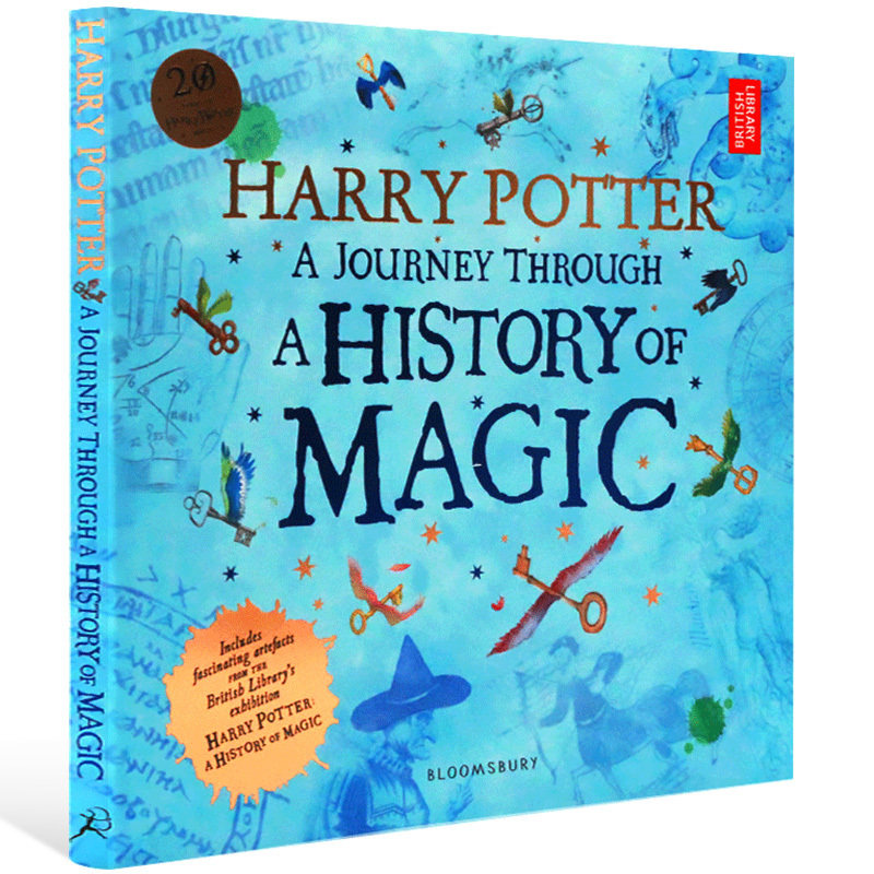 魔法哈利波特history进口英文版世界罗琳jkmagicof儿童读物原版书