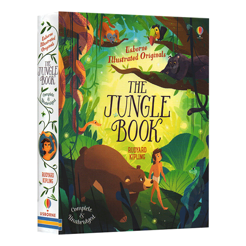 jungle book 尤斯伯恩 usborne 插图故事书 精装 儿童英语课外读物