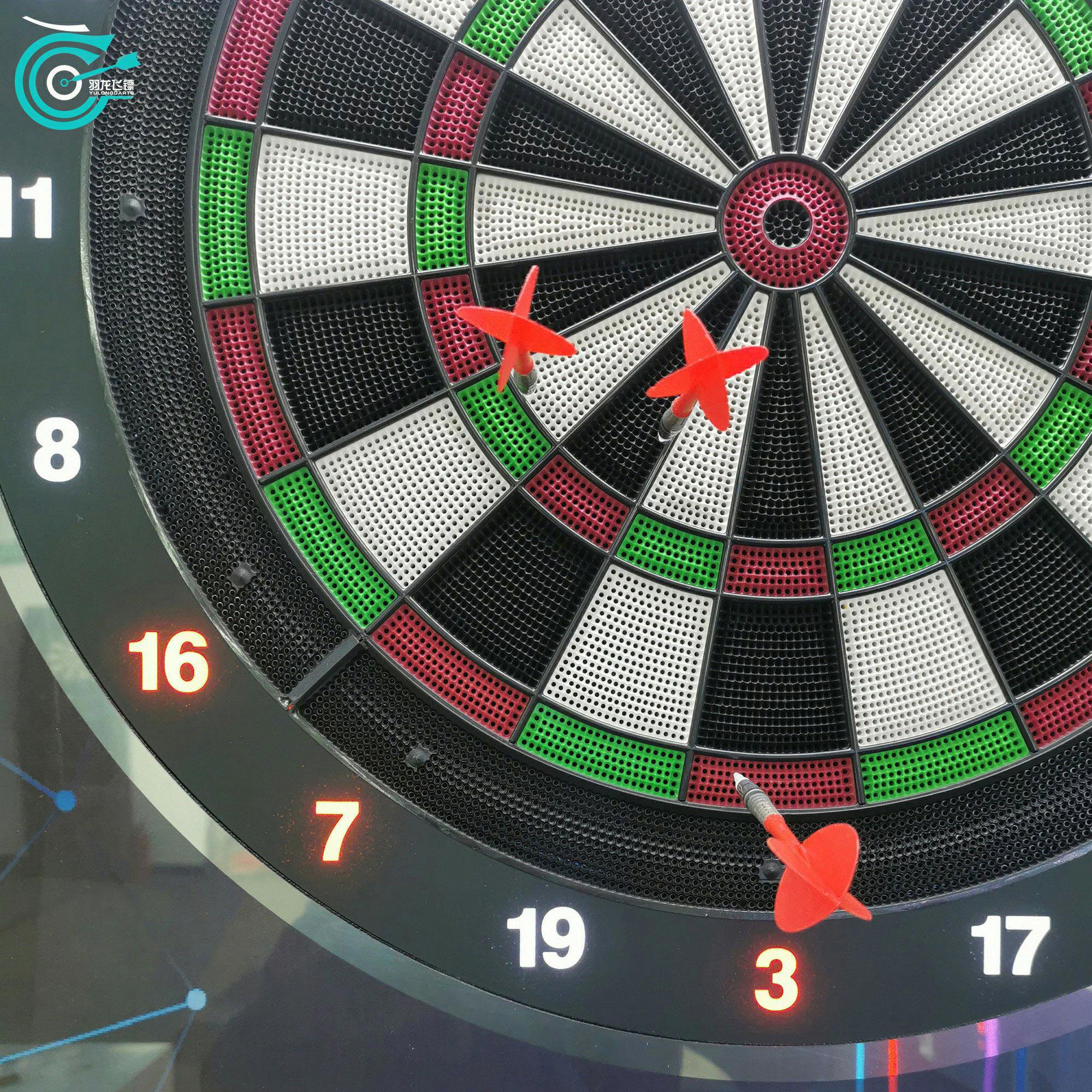 羽龙全自动智能电子触屏软式飞镖机台球全球联网飞镖