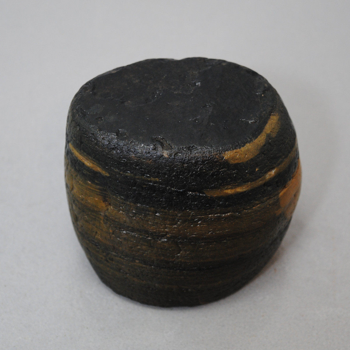 天然黑色黄蜡石腊原奇石头鱼缸水族观赏造景造景