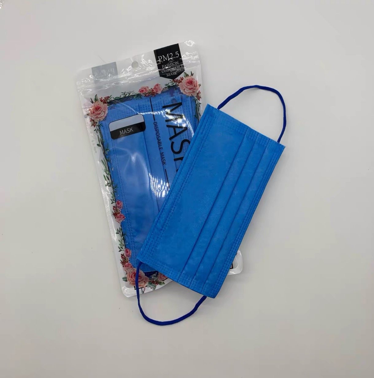 彩色口罩女神时尚马卡龙色一次性网红三层防护透气可爱潮款10个装