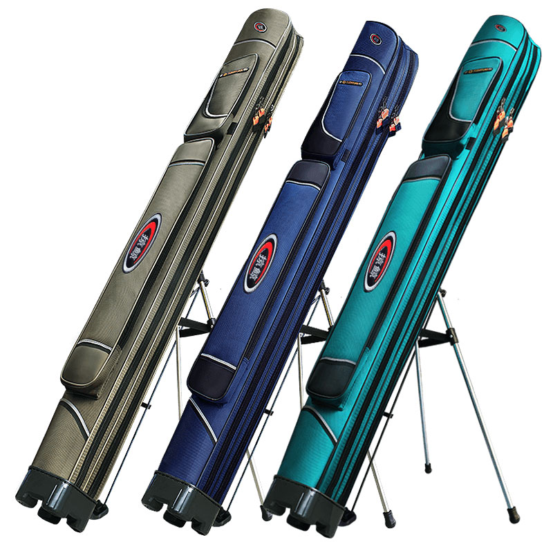 渔之源渔の源垂钓2层鱼竿三层防水硬壳双层海竿渔具包yzy-zhzjbzt