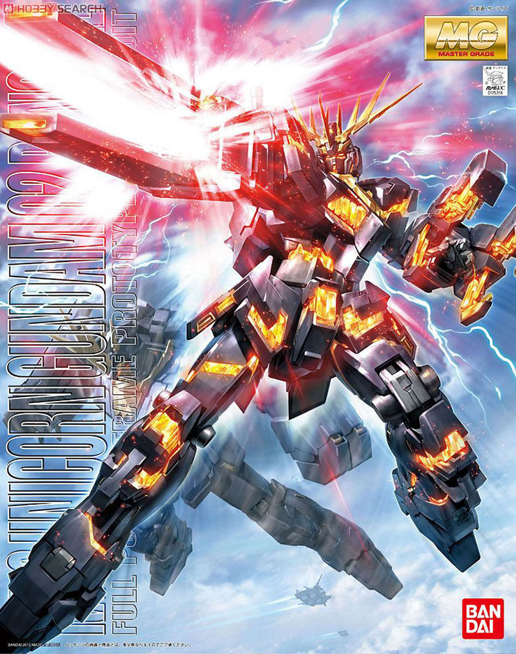 万代模型mg独角兽高达2号报丧女妖gundamunicorn高达模型专区