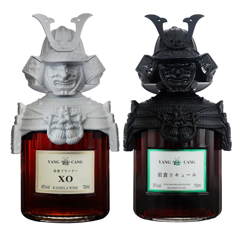 送一岩仓武士利口酒礼盒盒装力娇700ml力娇酒
