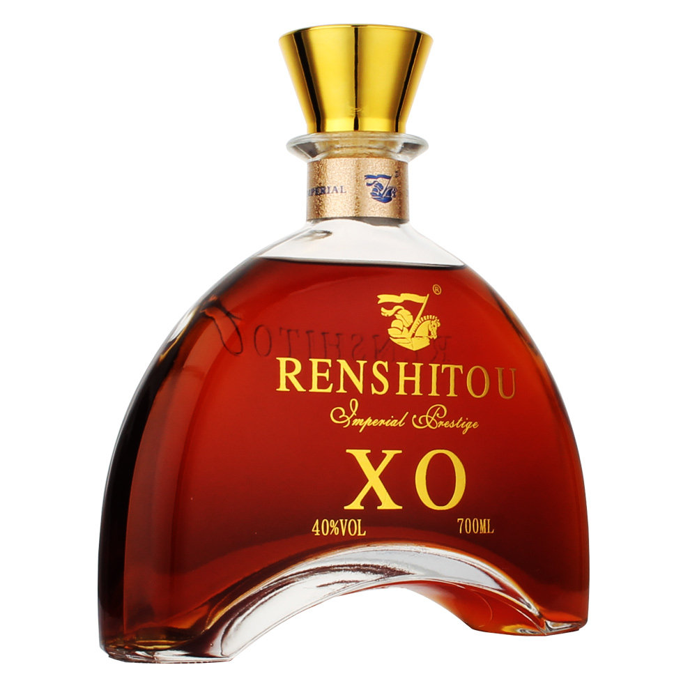 进口洋酒法国正品xo白兰地金尊礼盒盒装700ml白兰地