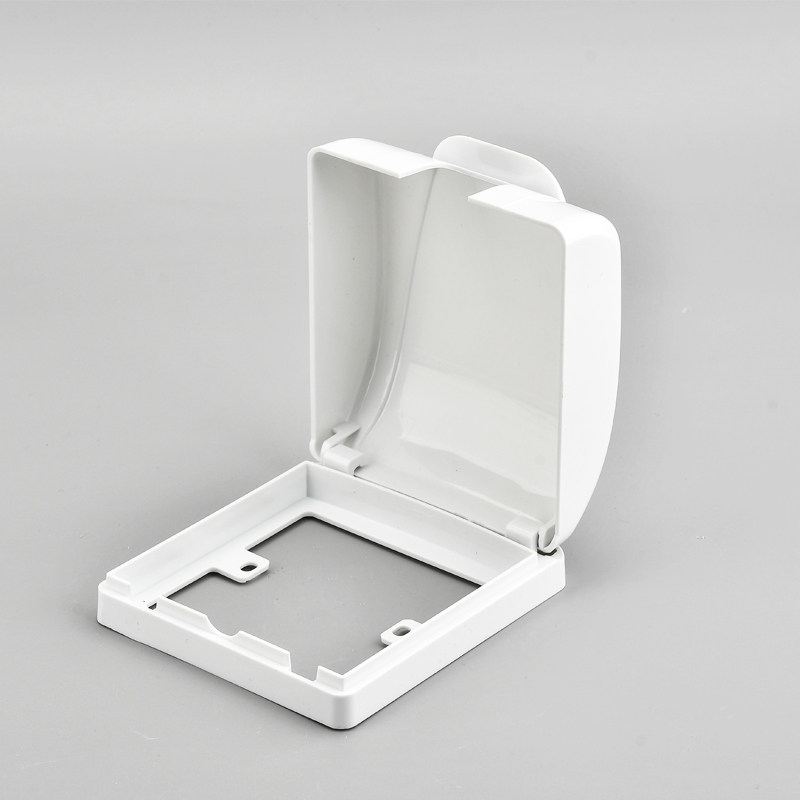 欧奔86型卫生间浴室透明自粘贴式开关面板防水防溅盒开关保护盖罩