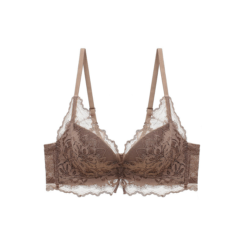 维妮芳舒适钢圈文胸薄款聚拢收副乳防下垂内衣文胸套装