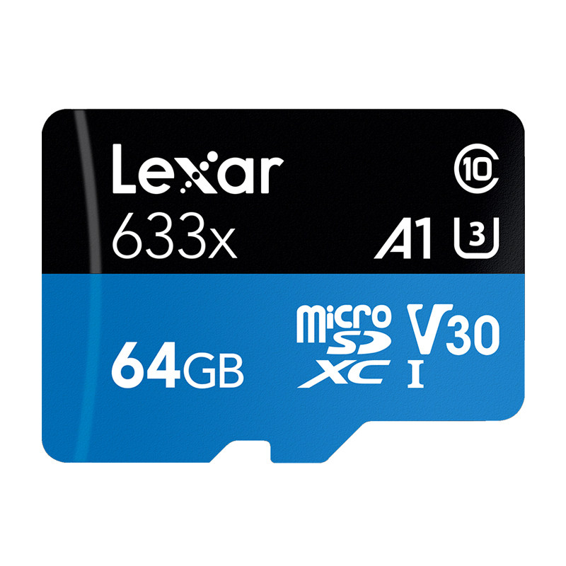 lexar雷克沙tf卡64g 633x高速microsd存储卡大疆gopro手机内存卡