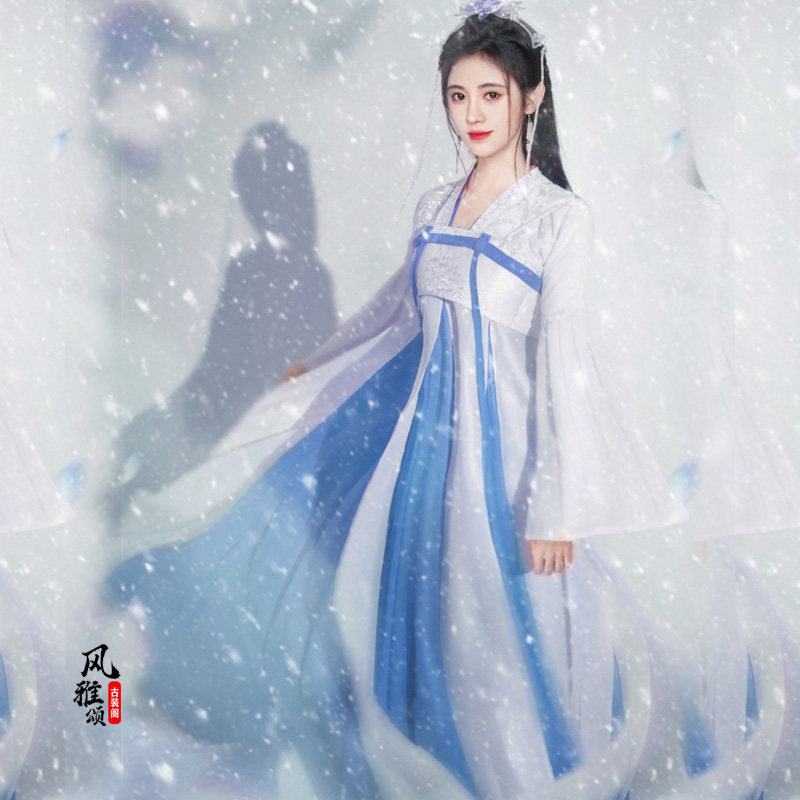 如意芳霏鞠婧祎傅容同款古装女汉服超唐朝宫女民族服装