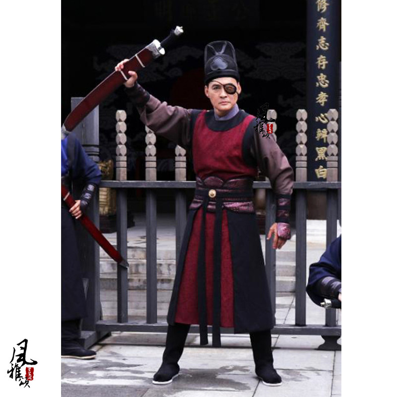 影视捕快同款古装清朝官兵捕头衙役棉麻群演民族服装