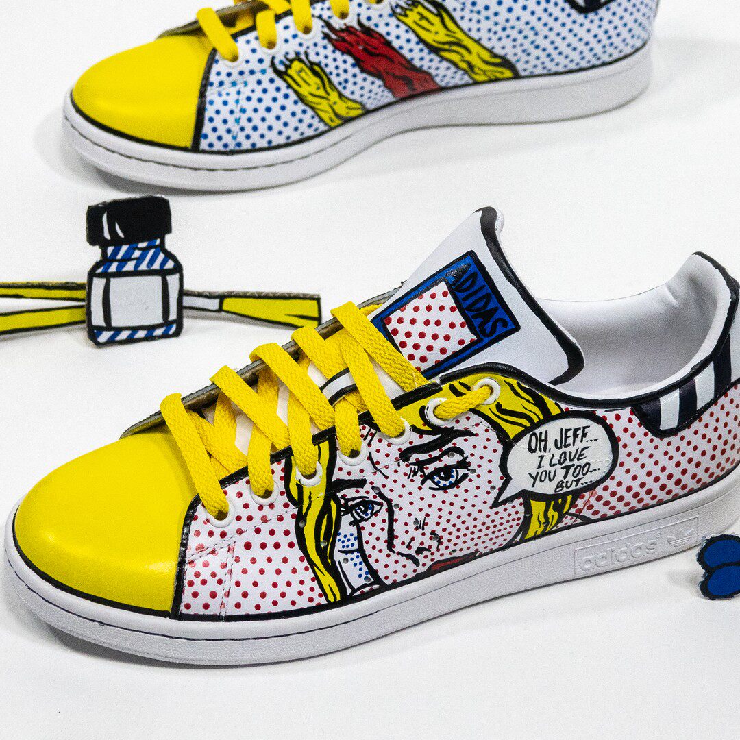 美国进口angelus安格鲁格鲁斯球鞋定制涂鸦手绘爆改丙烯颜料