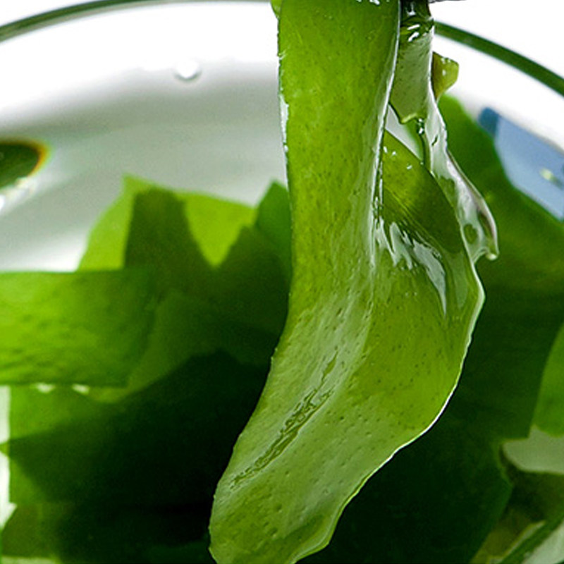 2021年大连特级野生小叶裙带螺旋藻海藻丝海木耳海带