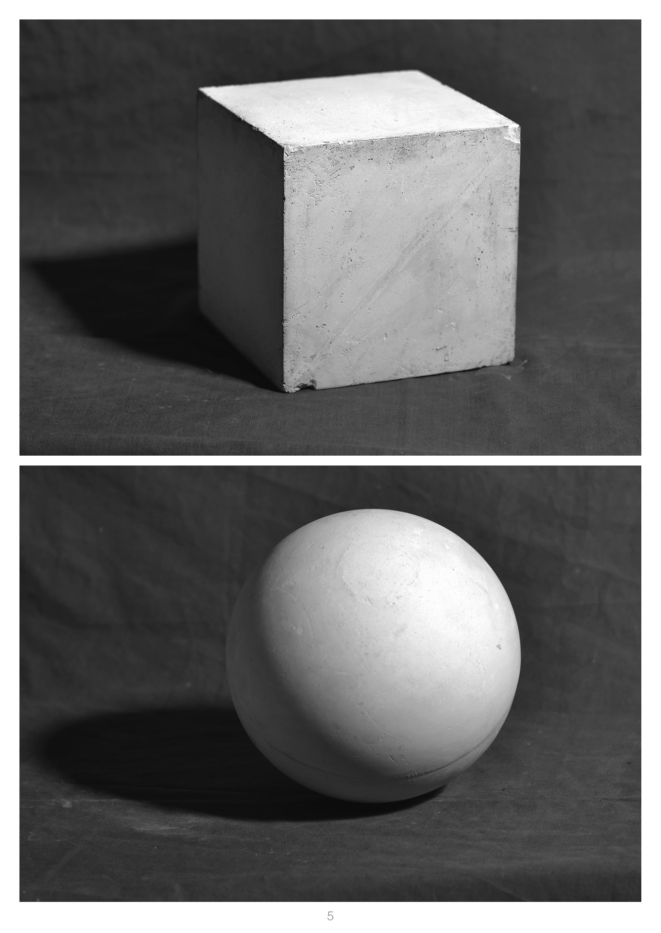 国美素描照片写生卡石膏组合几何体 - 淘乐搜