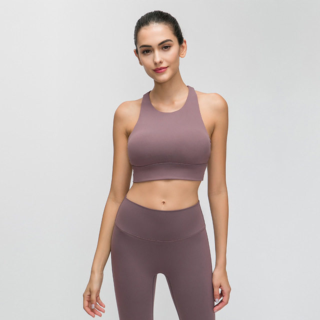 lululemon瑜伽健身文胸align女士三角镂空美背聚拢瑜伽内衣