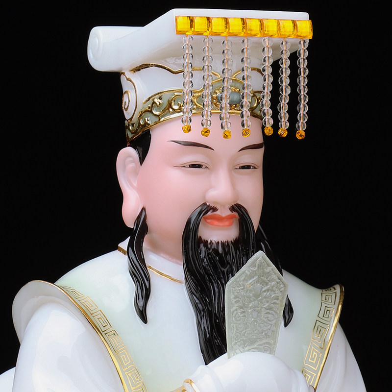 王母神像玉帝居家供奉石雕玉皇大帝佛像娘娘道教摆件