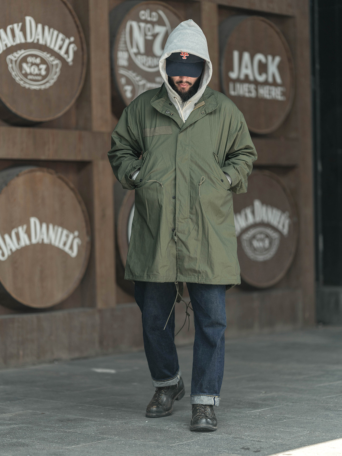 2021恶犬m65parkam-65韩战野战风衣男士军事风衣