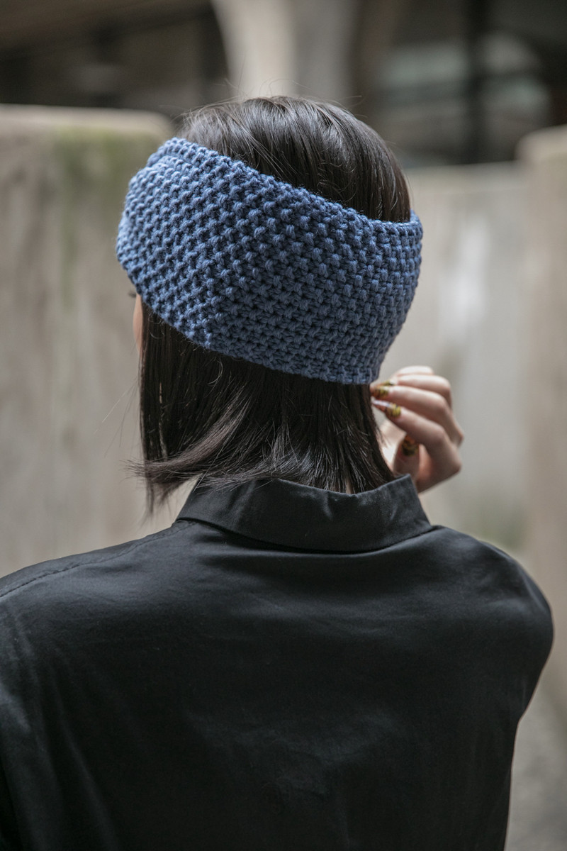 韩系妹妹毛线发带宽边百搭针织头带洗脸发箍女秋冬潮麻花发带女