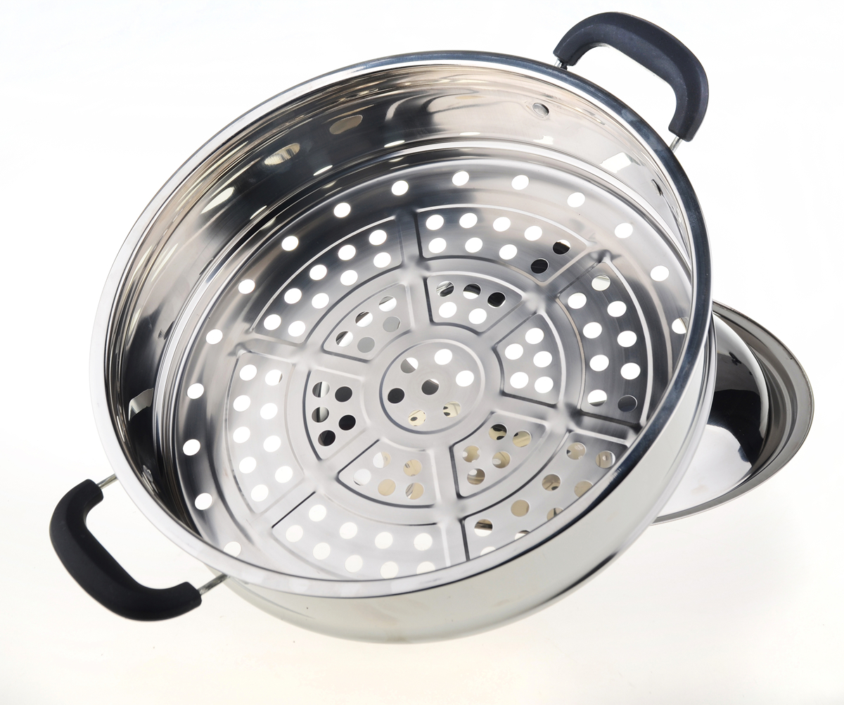 蒸笼加高加厚不锈钢蒸屉蒸格一体式馒头通用烹饪用具蒸格