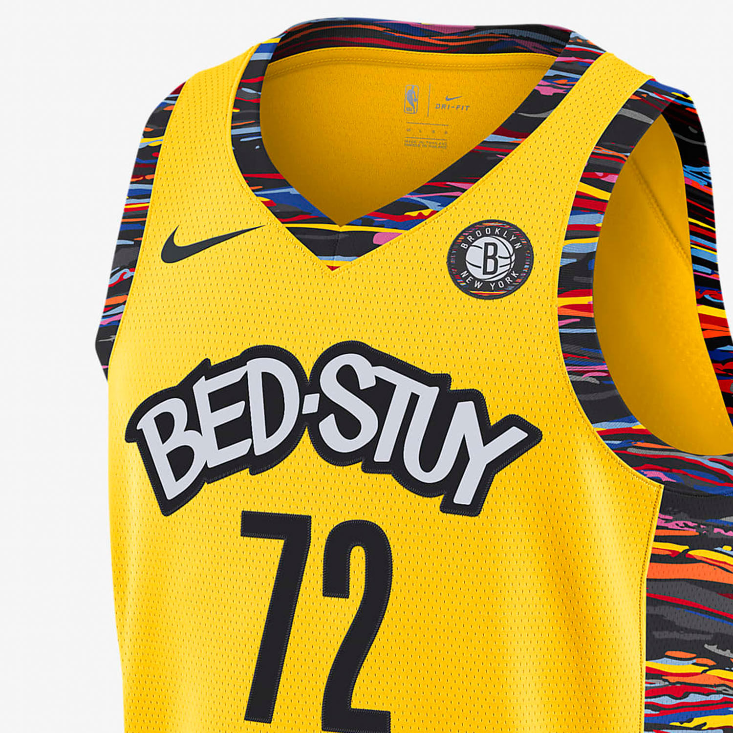 nike耐克正品2020布鲁克林篮网队nbaswingman男子球衣cu0193