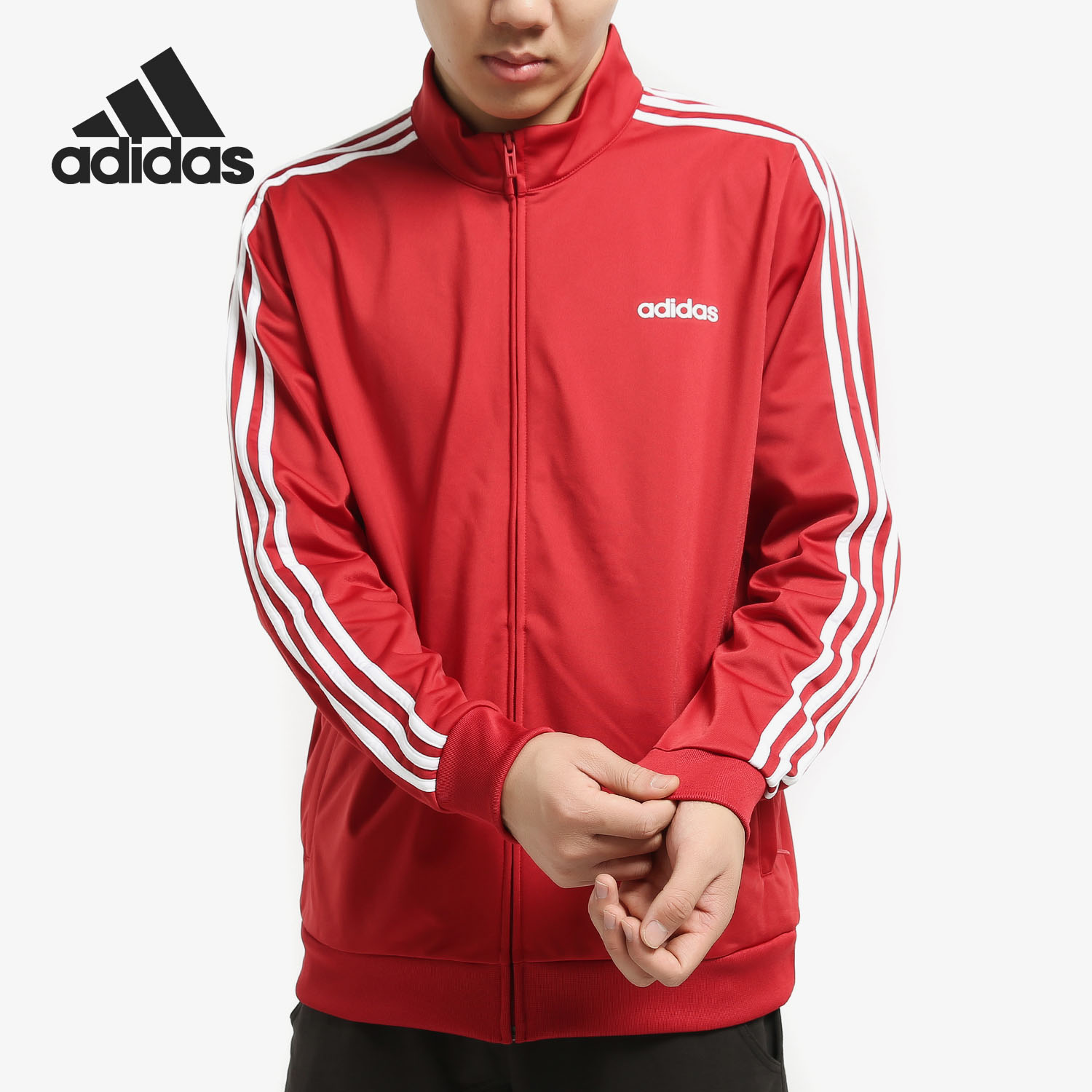 adidas阿迪达斯正品男装2020新款跑步运动宽松休闲运动茄克