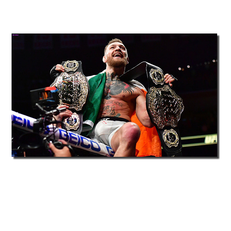 ufc嘴炮康纳麦格雷戈海报综合格斗术墙贴海报mma巨星周边壁纸装饰
