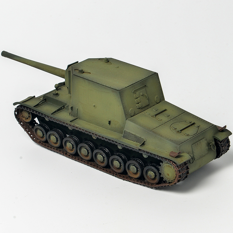 5m72067a苏联坦克世界su100y歼击静态摆件完成坦克