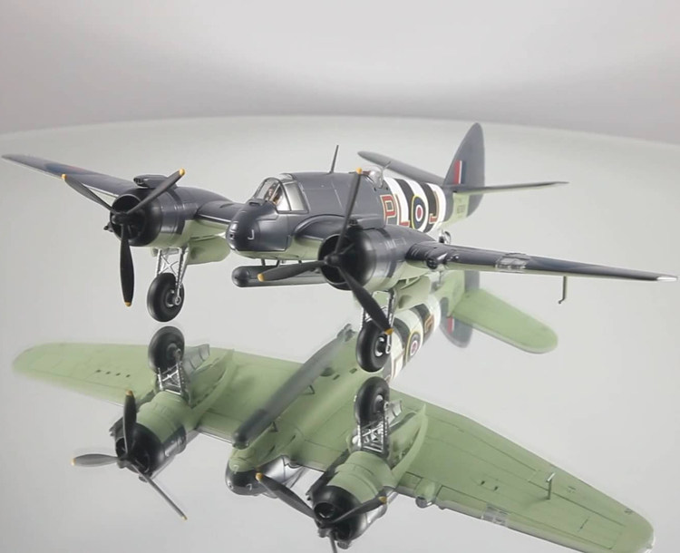 corgi空军阿伯苏格兰中队144号皇家英皇战士英俊飞机模型